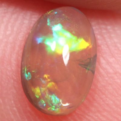 SOLID CRYSTAL OPAL Bright rolling flashes throughout the opal in a 3D pattern